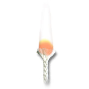 Spool of 1/8-inch round braided fiberglass oil candle wick for lamps and patio torches