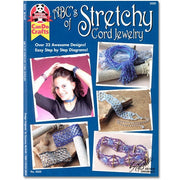 ABC's of Stretchy Cord Jewelry book cover — 19 pages, 32 jewelry designs by Suzanne McNeill from Design Originals