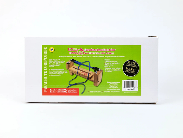 EZ Jig Bracelet Making Tool, Made in USA, Paracord Bracelets, Friendship Bracelets, Lanyards, Keychain Projects